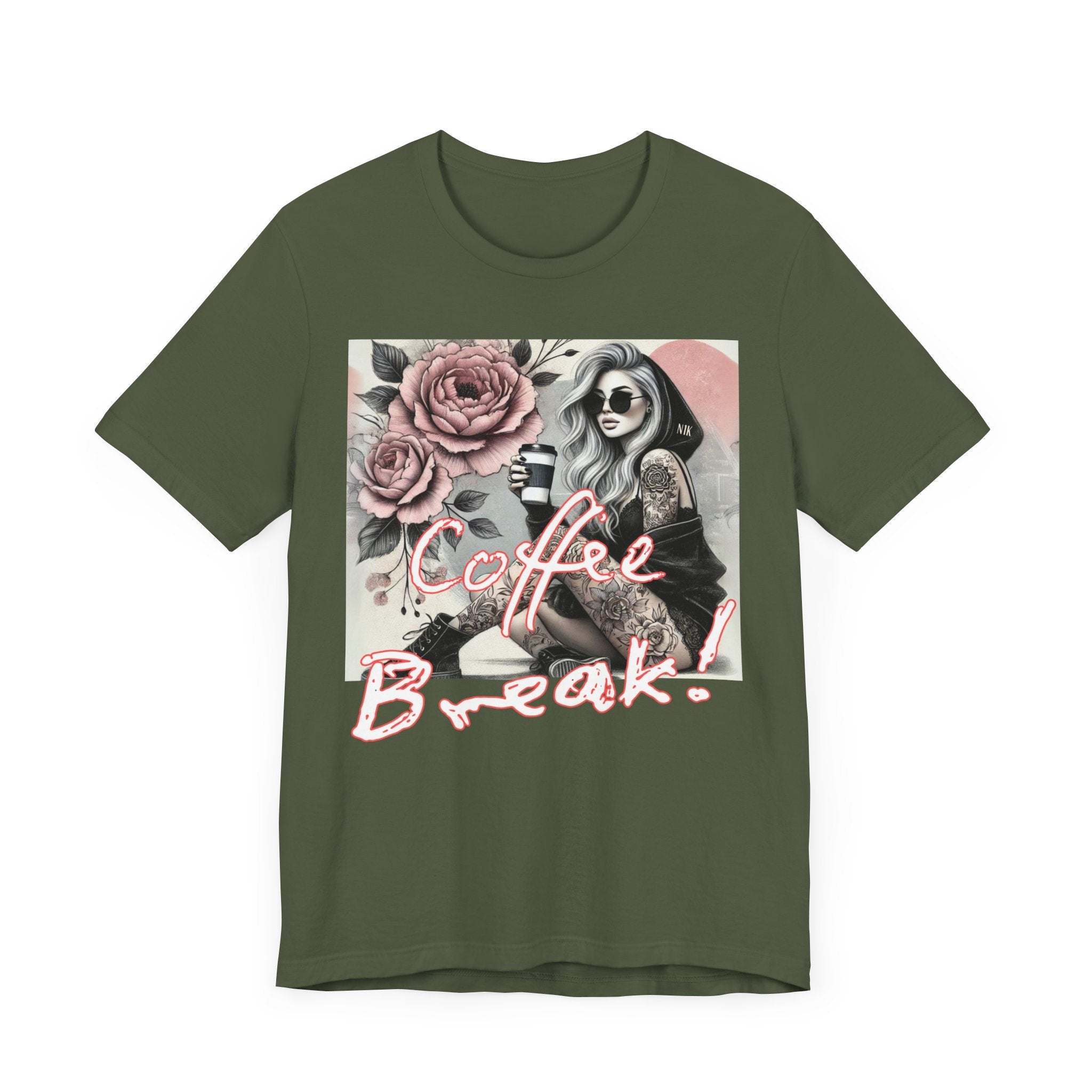 Coffee Break Unisex Jersey Short Sleeve Tee